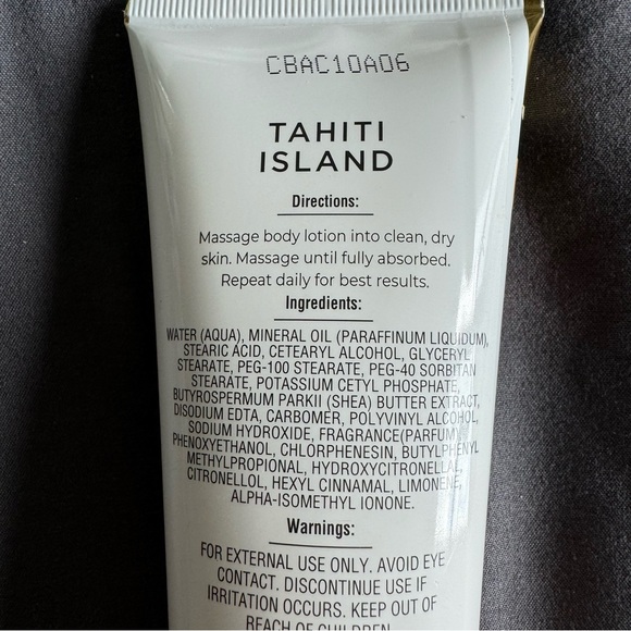 Spa Luxetique Tahiti Island Body Lotion 3.4oz New Sealed Tropical Moisturizer - Picture 5 of 7